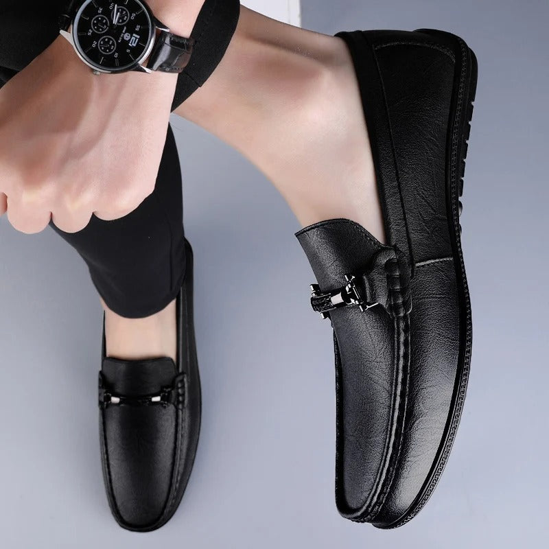 Męskie Mokasyny Eleganckie Slip-On