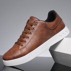 Męskie skórzane sneakersy casual