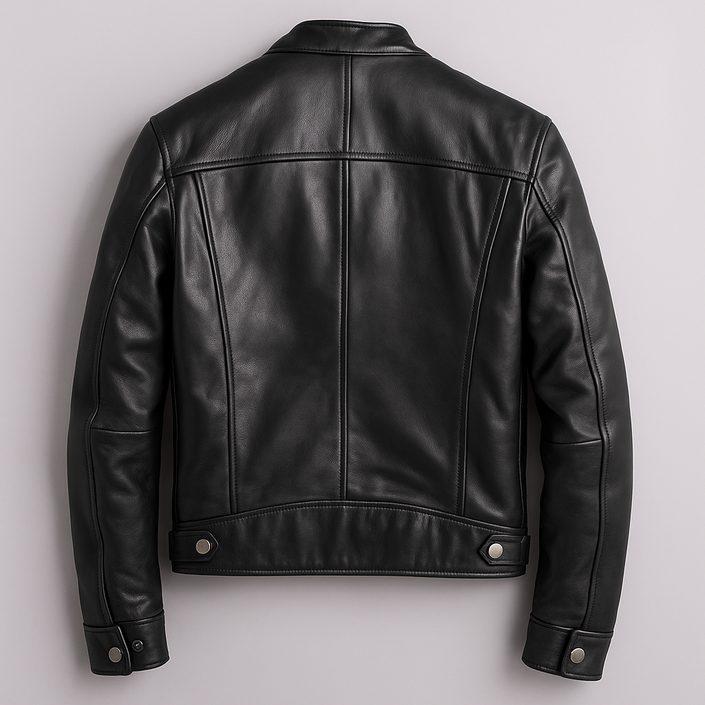 Męska Kurtka Skórzana Biker