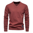 Męski Sweter V-Neck Casual