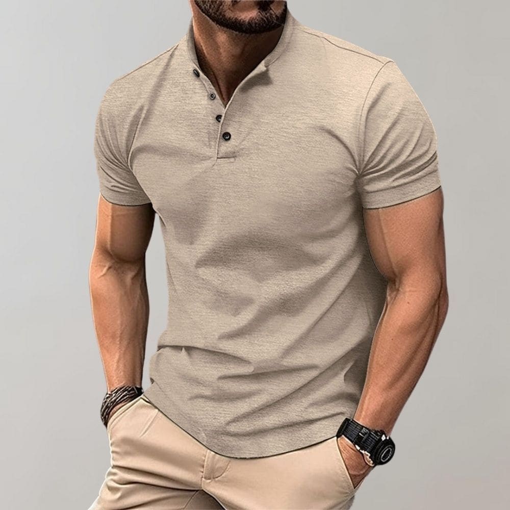 Męska Koszulka Polo Slim Fit z Kołnierzem