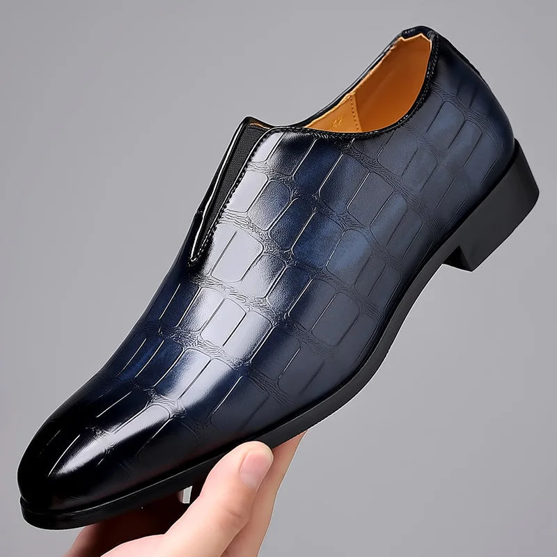 Męskie Eleganckie Buty Wsuwane
