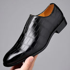 Męskie Eleganckie Buty Wsuwane