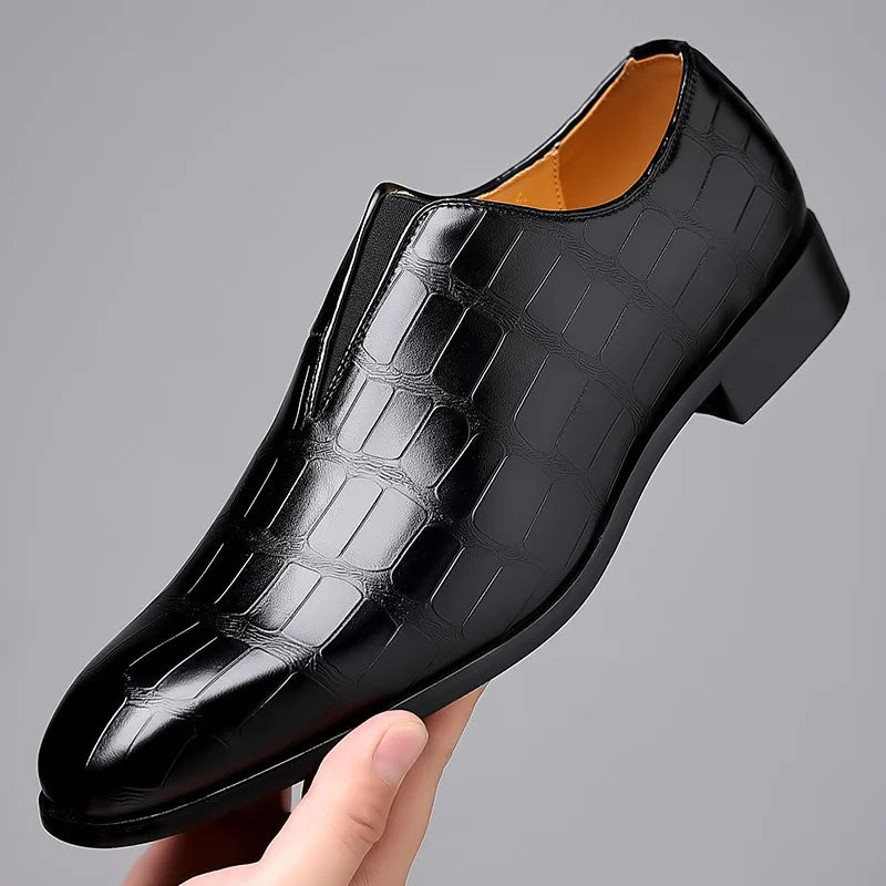 Męskie Eleganckie Buty Wsuwane