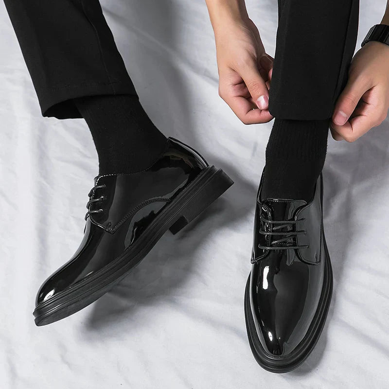 Męskie Eleganckie Półbuty Oxford