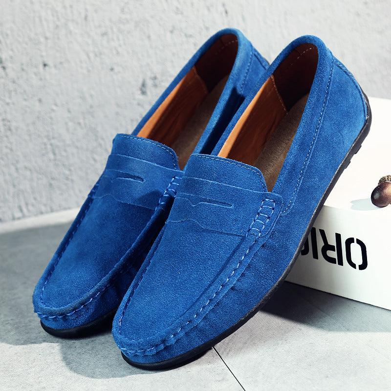 Męskie Mokasyny Zamszowe Penny Loafers