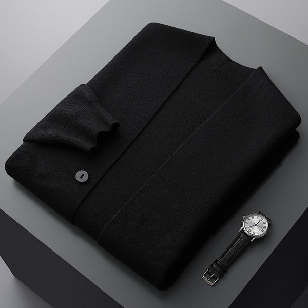 Męski Kardigan Casual w Stylu Minimalistycznym