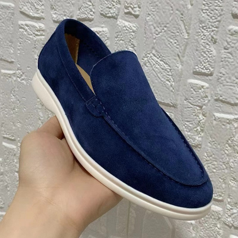 Męskie Zamszowe Mokasyny Slip-On