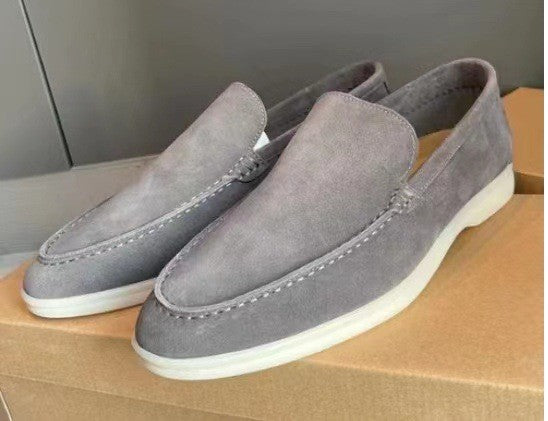 Męskie Zamszowe Mokasyny Slip-On