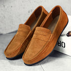 Męskie Mokasyny Zamszowe Penny Loafers