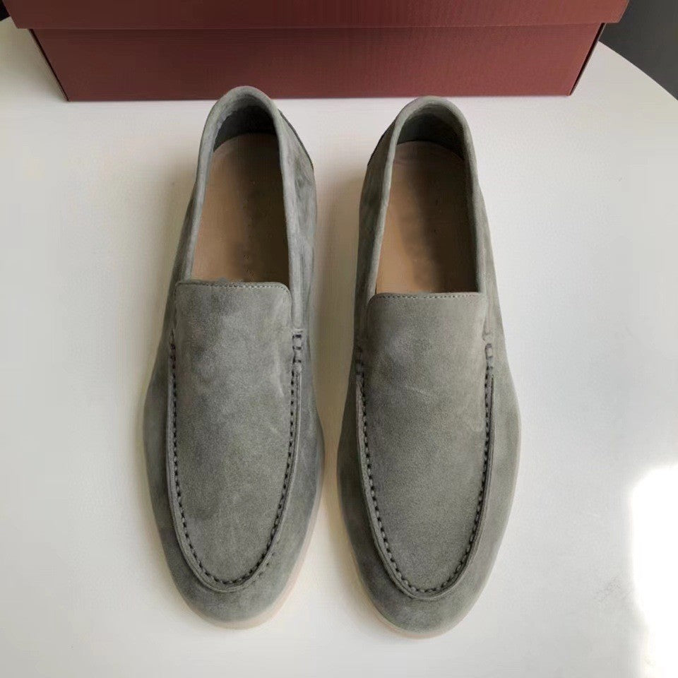 Męskie Zamszowe Mokasyny Slip-On