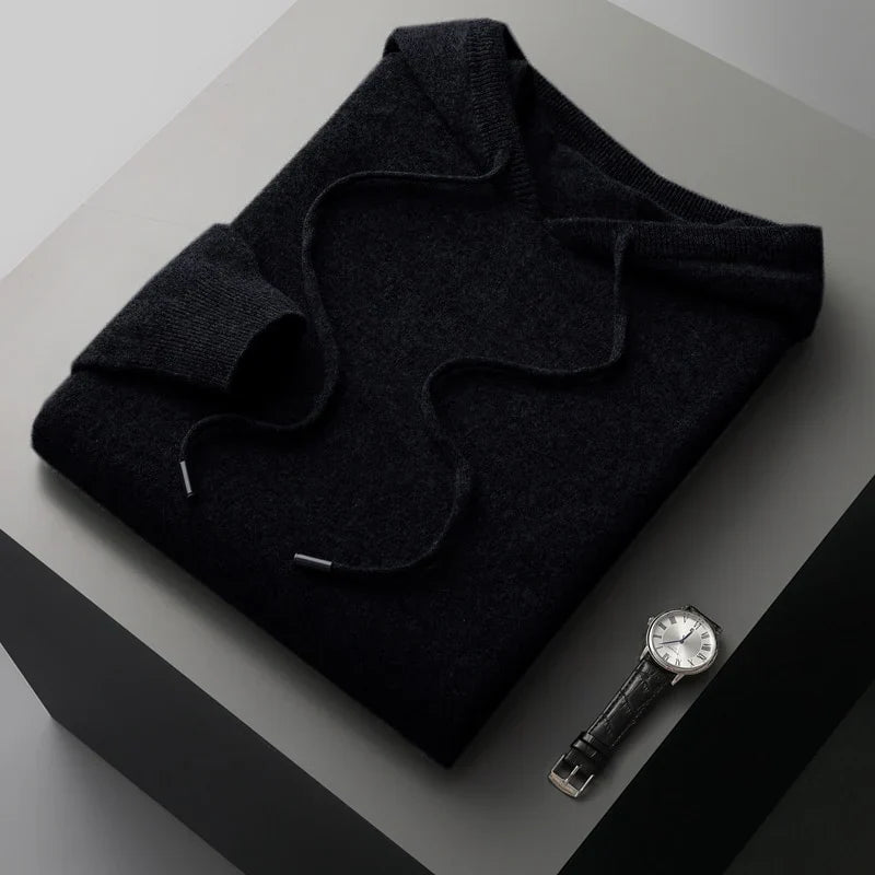 Męska Bluza z Kapturem Minimalistyczna