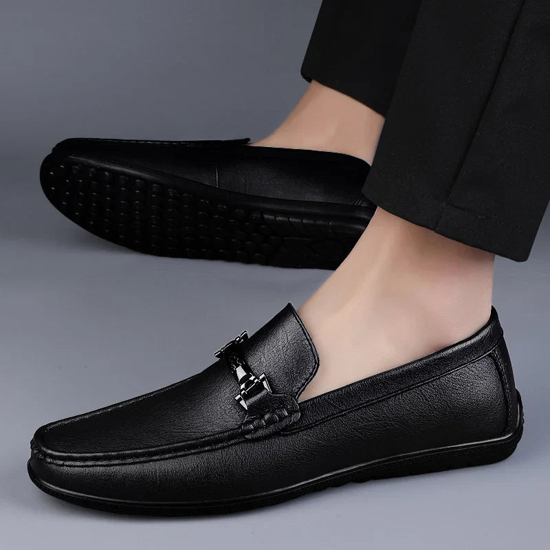 Męskie Mokasyny Eleganckie Slip-On