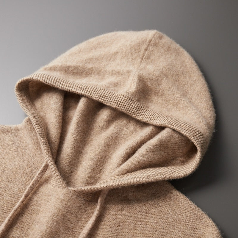 Męska Bluza z Kapturem Minimalistyczna
