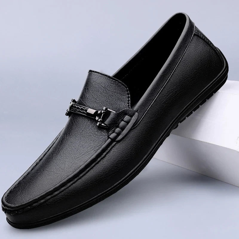 Męskie Mokasyny Eleganckie Slip-On