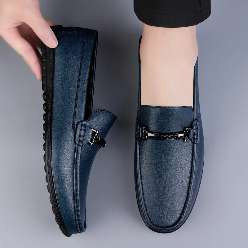 Męskie Mokasyny Eleganckie Slip-On