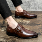 Męskie Eleganckie Buty Monk Strap