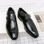 Męskie Eleganckie Buty Monk Strap