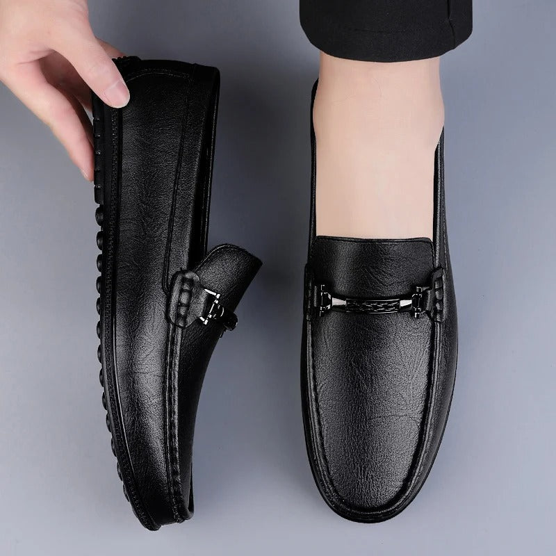 Męskie Mokasyny Eleganckie Slip-On