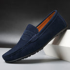 Męskie Mokasyny Zamszowe Penny Loafers