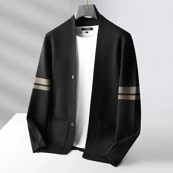 Męski Kardigan Casual w Stylu Minimalistycznym