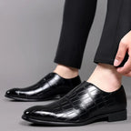 Męskie Eleganckie Buty Wsuwane