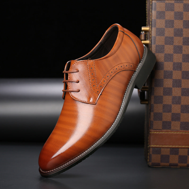 Męskie Eleganckie Półbuty Derby