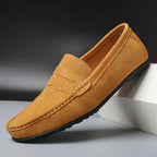 Męskie Mokasyny Zamszowe Penny Loafers