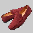 Męskie Mokasyny Zamszowe Penny Loafers