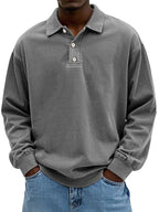 Męska Bluza Polo Oversize