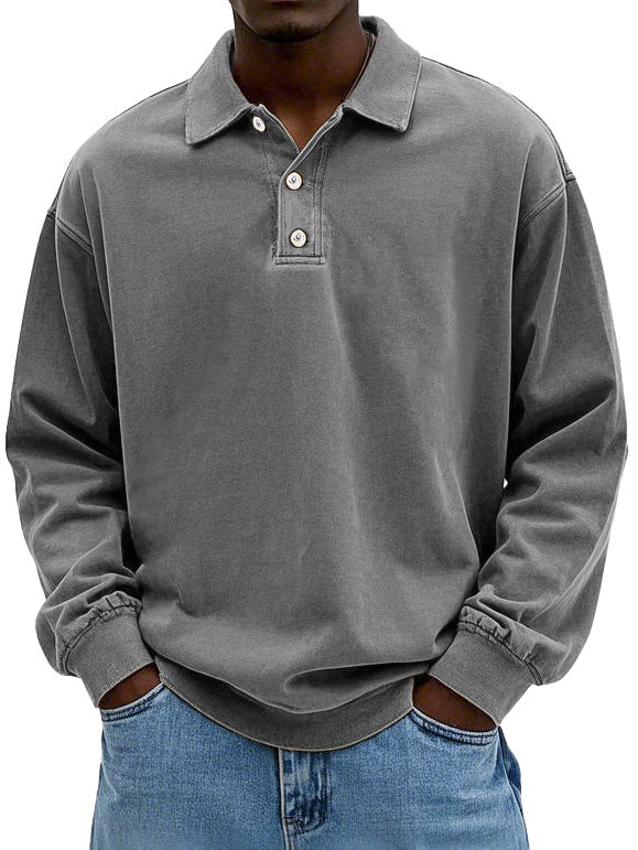 Męska Bluza Polo Oversize