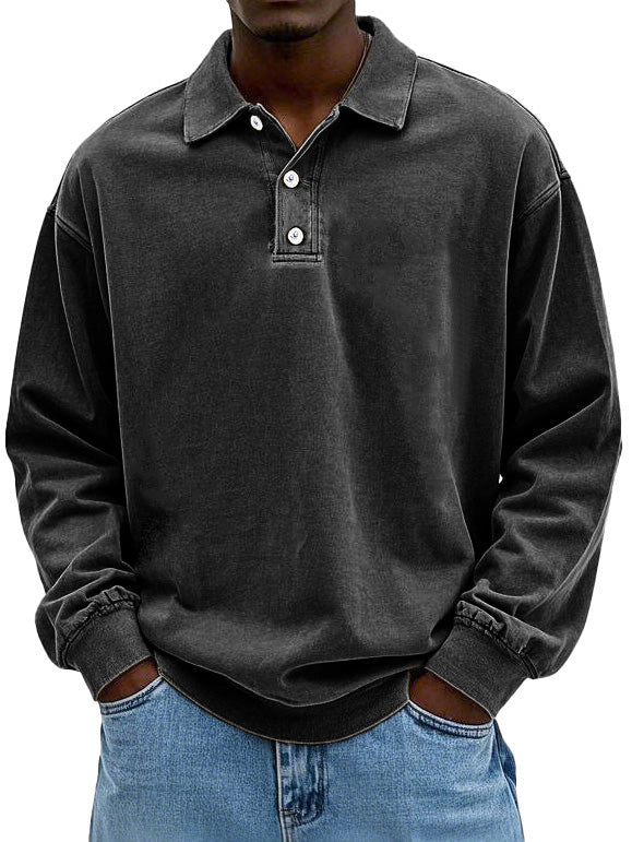 Męska Bluza Polo Oversize