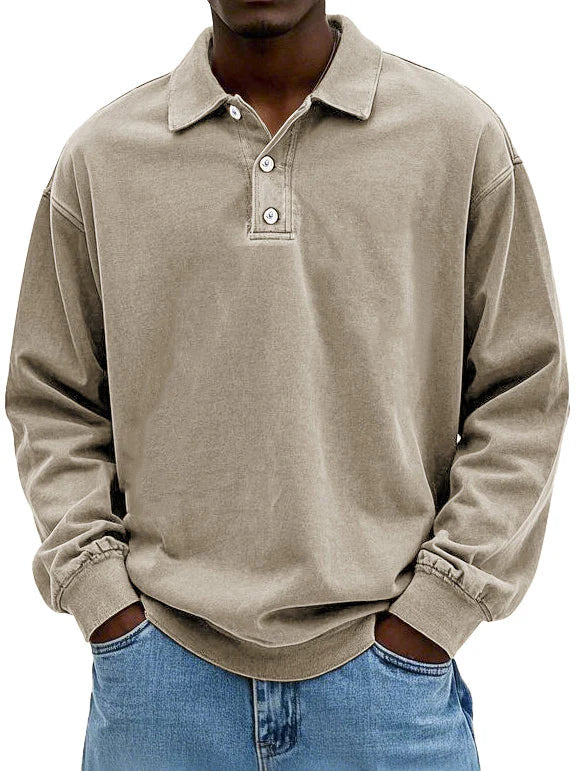 Męska Bluza Polo Oversize