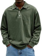 Męska Bluza Polo Oversize