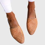 Plecione Wsuwane Mokasyny Damskie