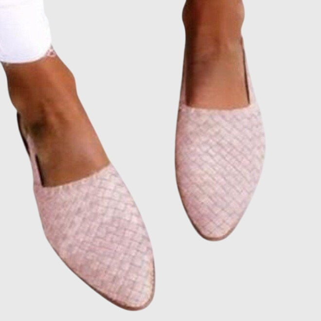 Plecione Wsuwane Mokasyny Damskie